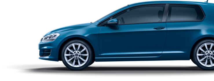 Bottom banner VW car